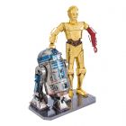 Metal Earth, C-3PO a R2-D2, Deluxe set
