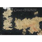 Game of Thrones poster, map