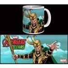 Marvel, Avengers, Loki, hrnek