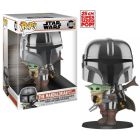 Star Wars, The Mandalorian, POP! Mandalorian a Baby Yoda, figurka 25 cm