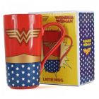 Wonder Woman, logo, hrnek na latté 