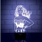 DC Comics, Wonder Woman, USB akrylátová lampička