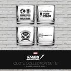 Marvel, Iron Man Stark Industries, set 4 skleniček