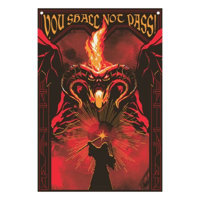 Lord of the Rings, You shall not pass, nástěnný banner (125 x 85 cm)
