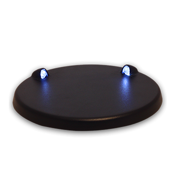 Led Base modrý, osvětlený stojánek na model