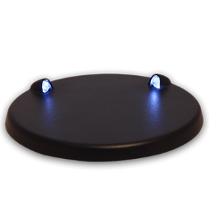 Led Base modrý, osvětlený stojánek na model