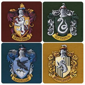 Harry Potter, Koleje, podtácky