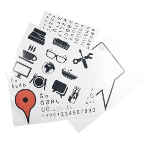 Samolepky na zeď Maps Wall Sticker