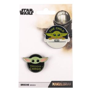 Star Wars, The Mandalorian, Grogu, odznáčky (2ks)