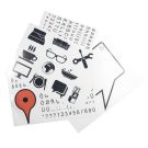 Samolepky na zeď Maps Wall Sticker