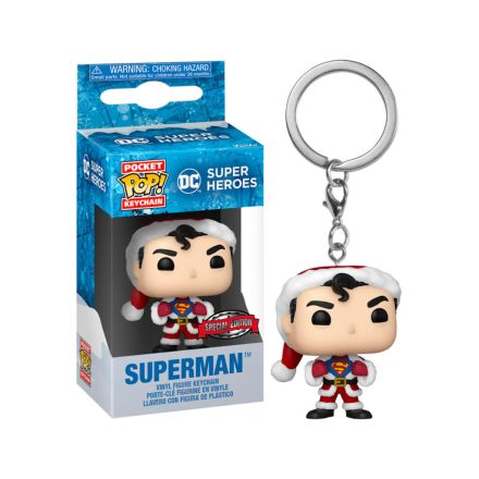 DC Comics POP! přívěšek Superman Holiday 4 cm