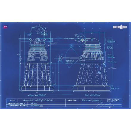 Doctor Who Dalek Blueprint, plakát