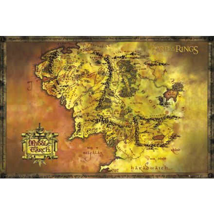 Lord of the Rings Classic Map, plakát