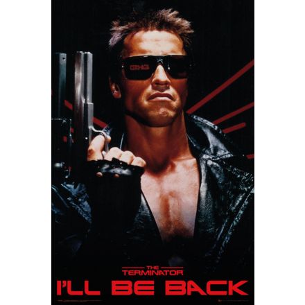 Terminator I'll be back, plakát