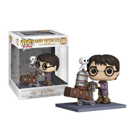 Harry Potter, POP! Deluxe Harry s vozíkem, figurka 9 cm
