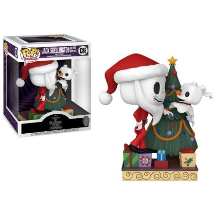 Nightmare Before Christmas Deluxe, POP! Jack a Zero u stromku, figurka 9 cm
