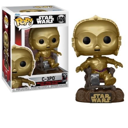 Star Wars, Návrat Jediho, POP! C-3PO na trůnu, figurka 9 cm