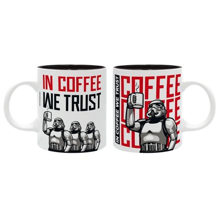 Star Wars, Stormtroopers, In Coffee We Trust, hrnek