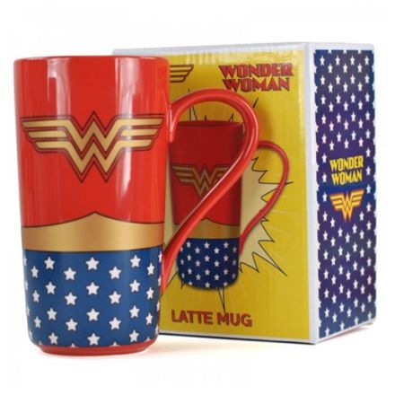 Wonder Woman, logo, hrnek na latté 