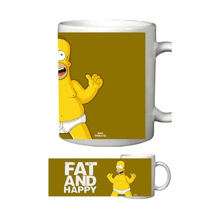 Simpsonovi Fat & Happy, hrnek