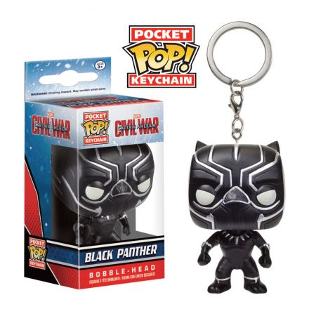 Captain America Civil War POP! přívěšek Black Panther 4 cm