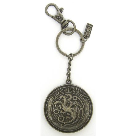 Game of Thrones, Targaryen štít, kovový přívěšek na klíče